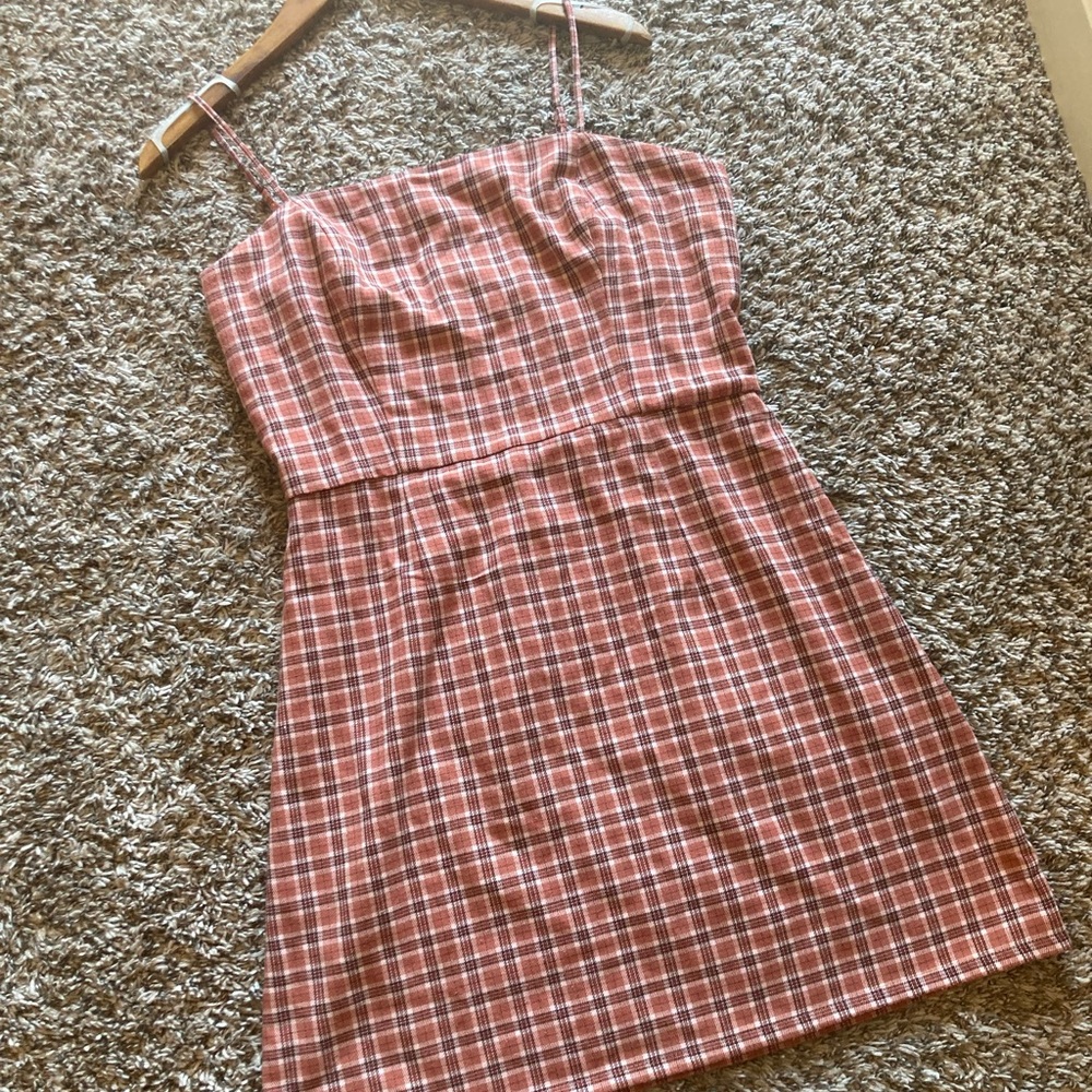 Aeropostale plaid slip fall dress
